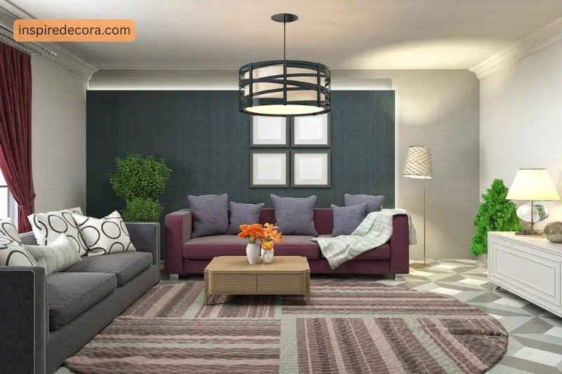 living room coastal styling