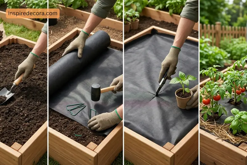 step-by-step guide how to use gardening mats effectively