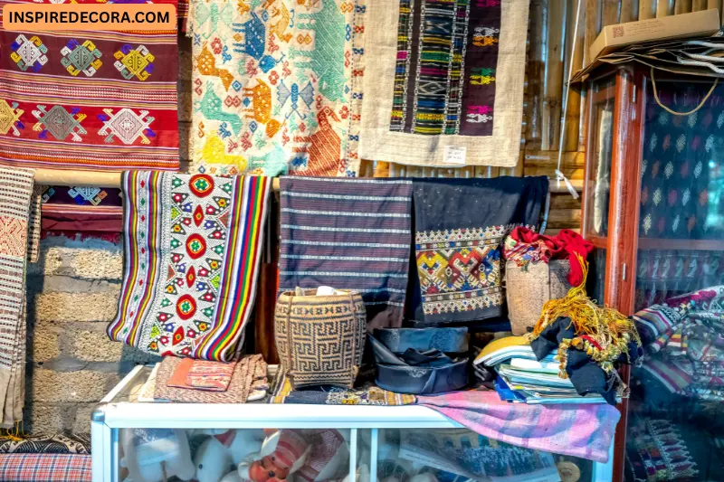 use handmade textiles for comfort and style