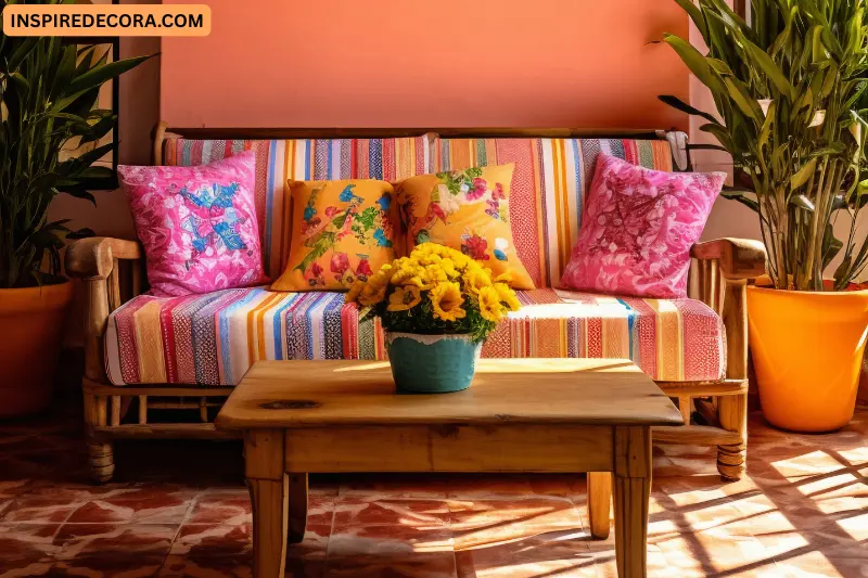 use indian warm and earthy colors