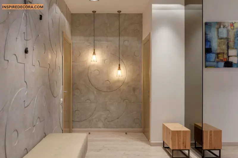 3D textured wallpaper for depth and dimension