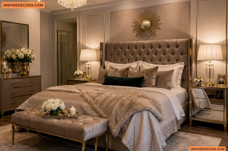 bedroom glam makeover