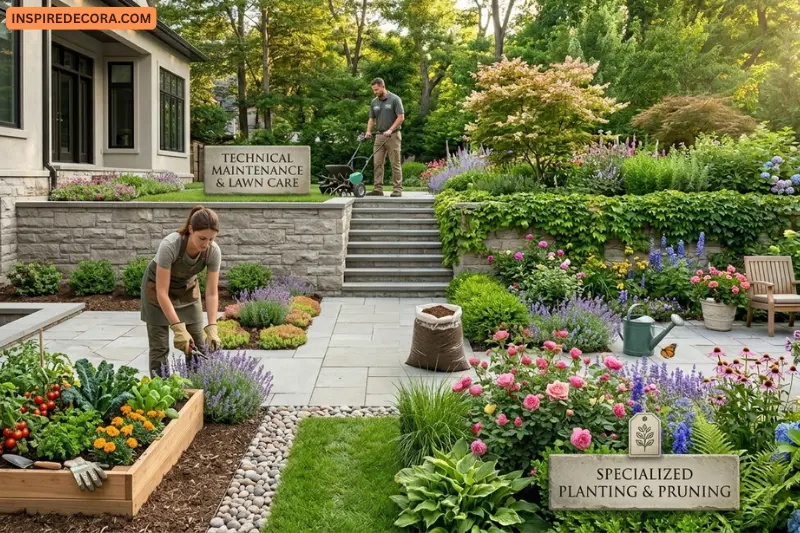 do landscaping and gardening overlap