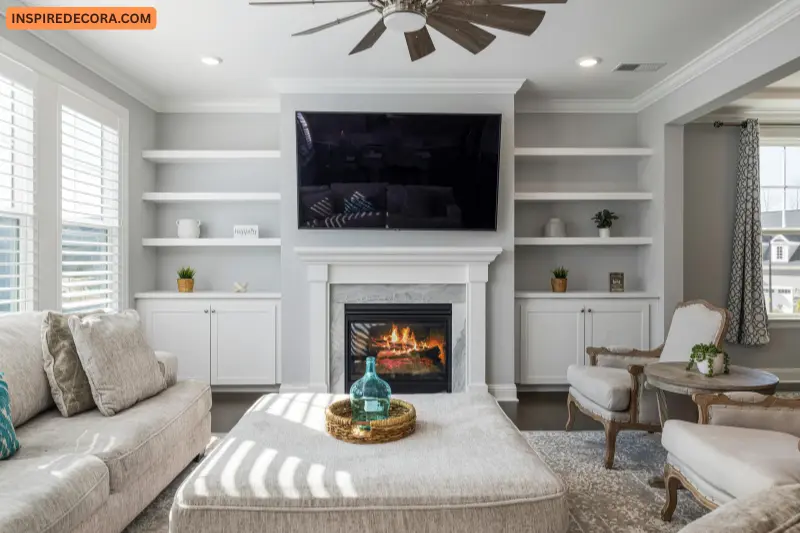 fireplace surround built-In