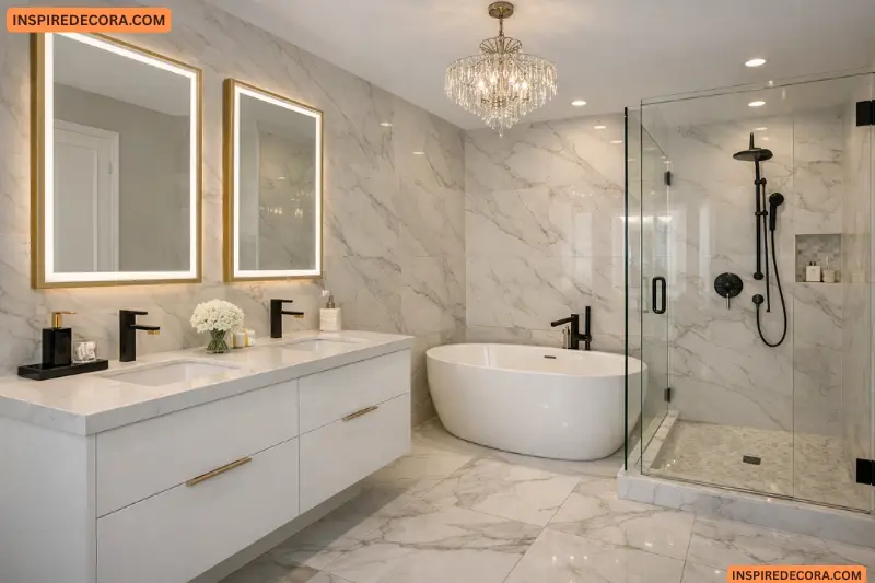 glam bathroom design