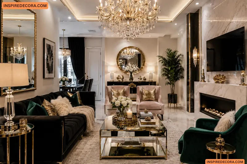 key elements of glam home decor