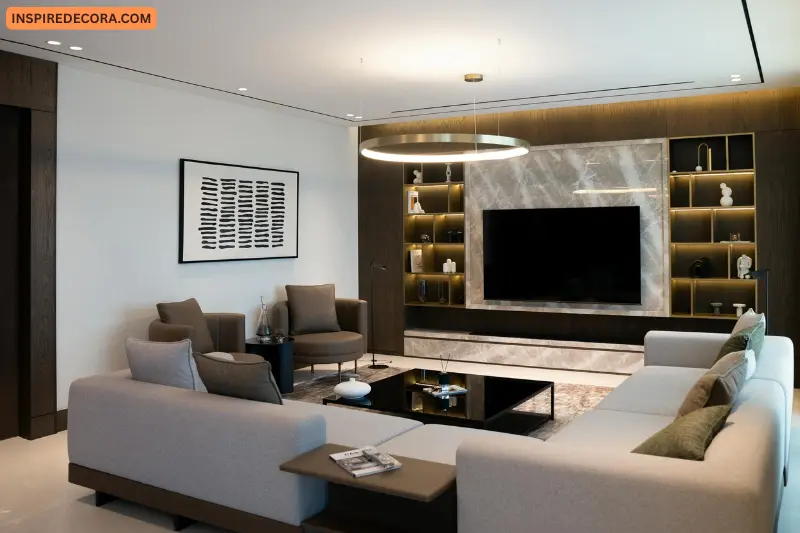 modular built-in units tv wall