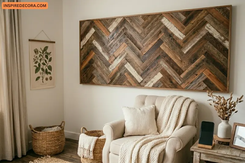 reclaimed wood wall art intermediate