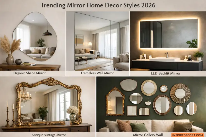 trending mirror home decor styles