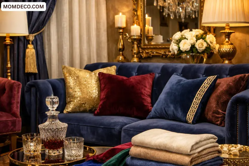 velvet luxury home decor fabric for rich interiors