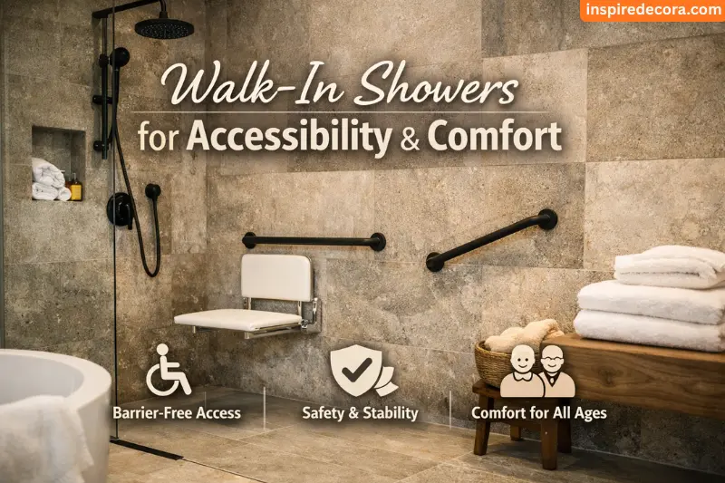 walk-in showers for accessibility & comfort