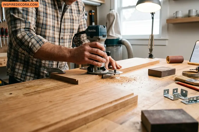 wooden floating shelves beginner