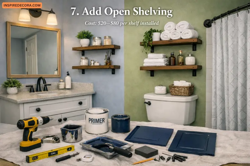add open shelving
