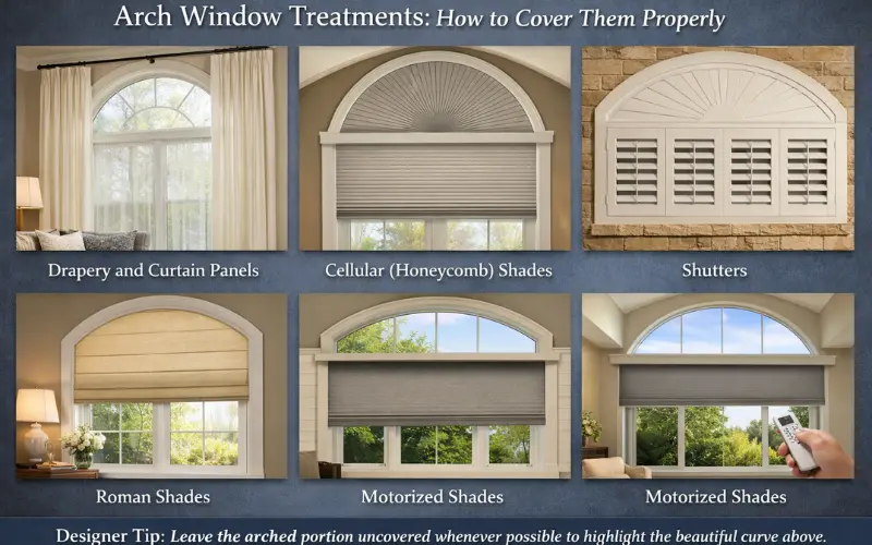 arch window cover