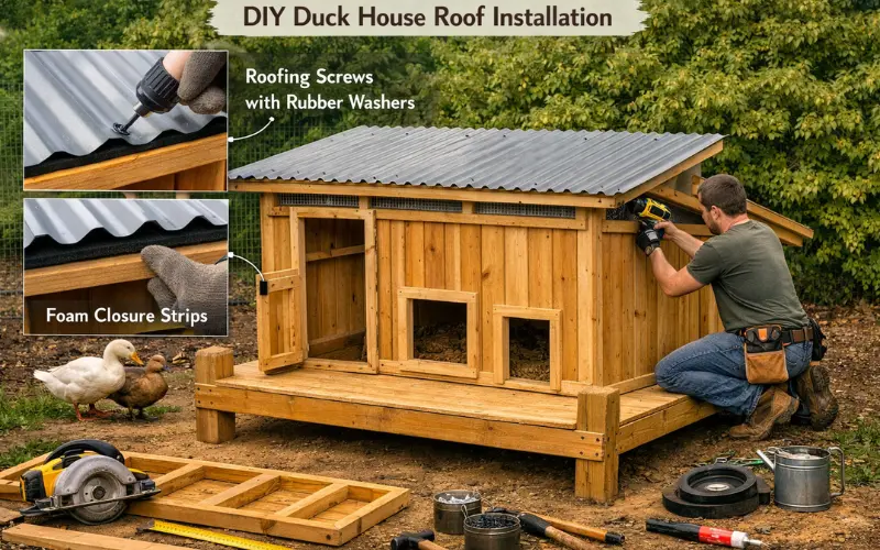 attach the roof
