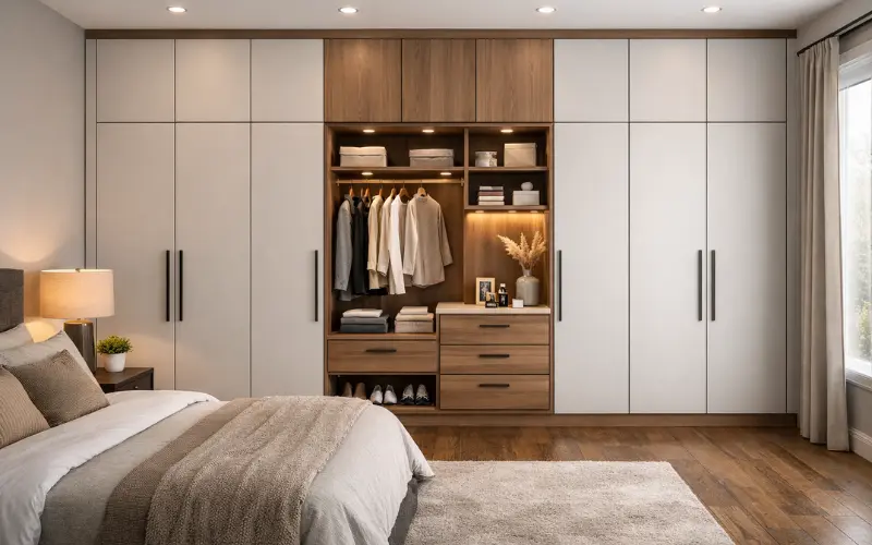 built-in wardrobes