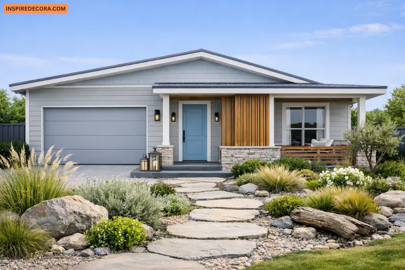 coastal and relaxed facade