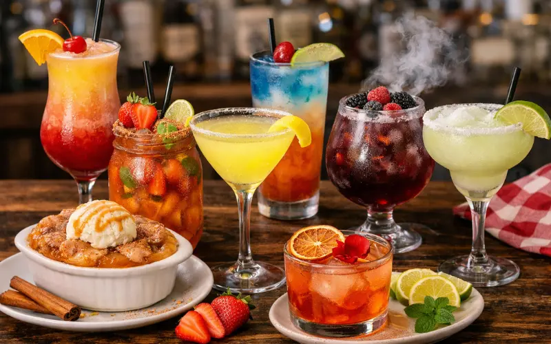 cocktails at southern fire kitchen