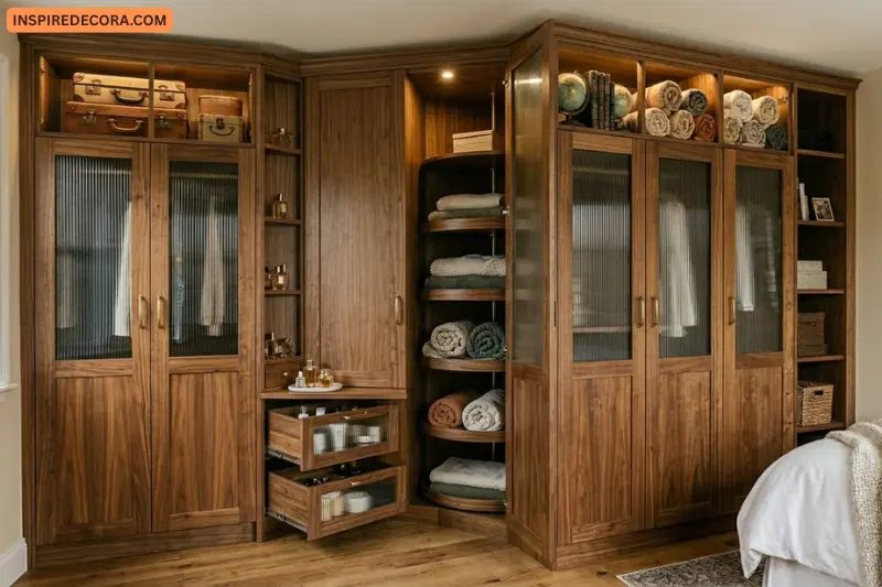 diagonal corner cupboards