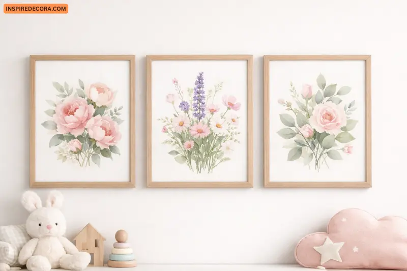 floral watercolor art prints