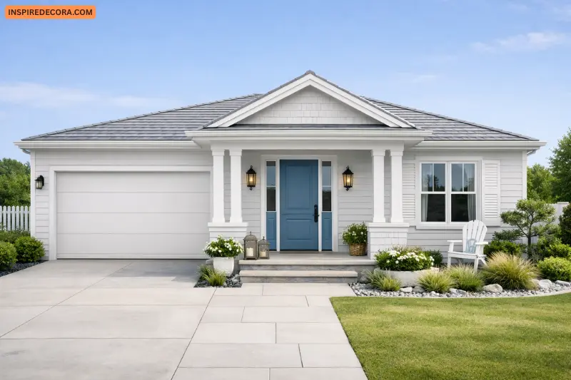 hamptons-style facade