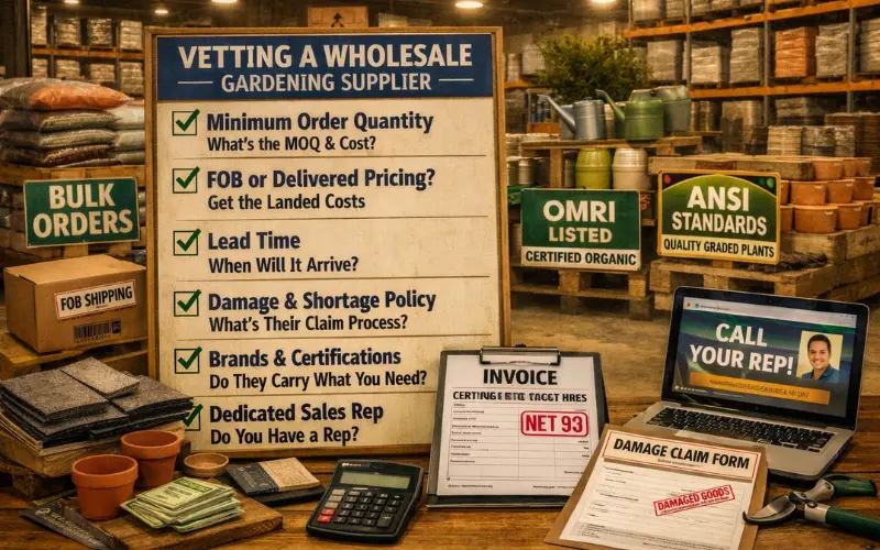 how to vet a wholesale gardening supplies before you commit