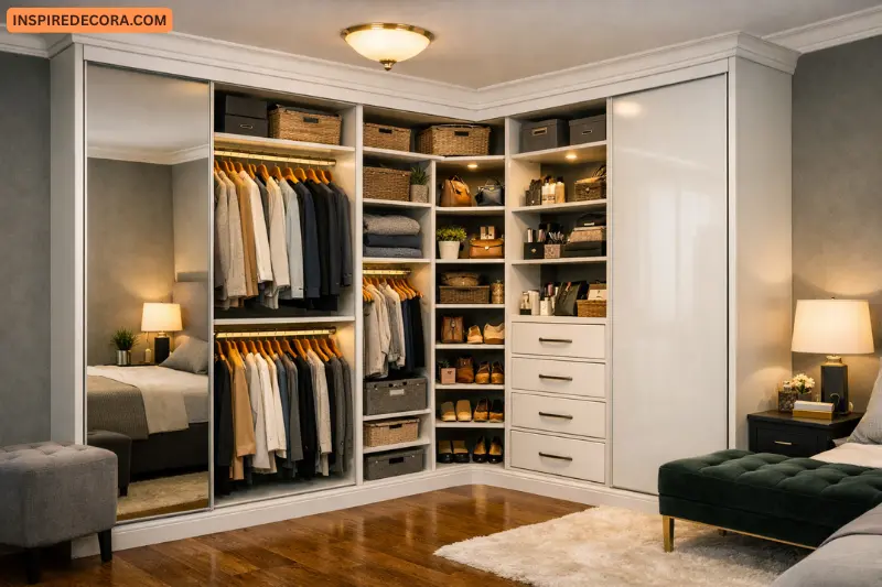 l-shaped fitted wardrobes