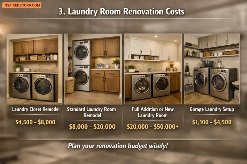 laundry room renovation costs