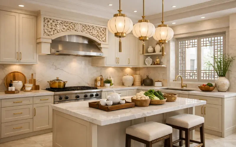 light luxury chinese kitchen