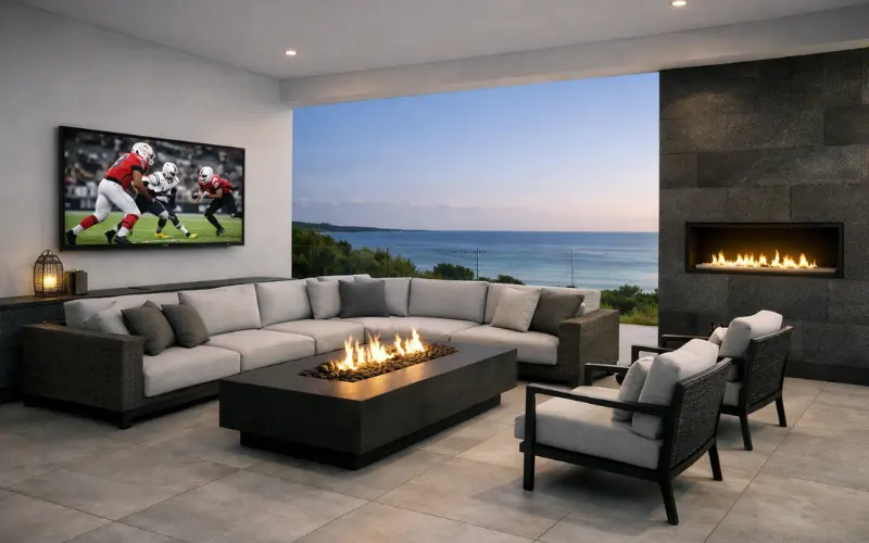 lounge and entertainment zone