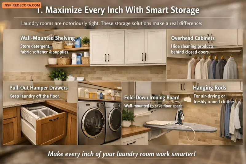 maximize every inch with smart storage
