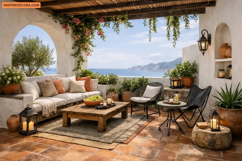 mediterranean terrace design