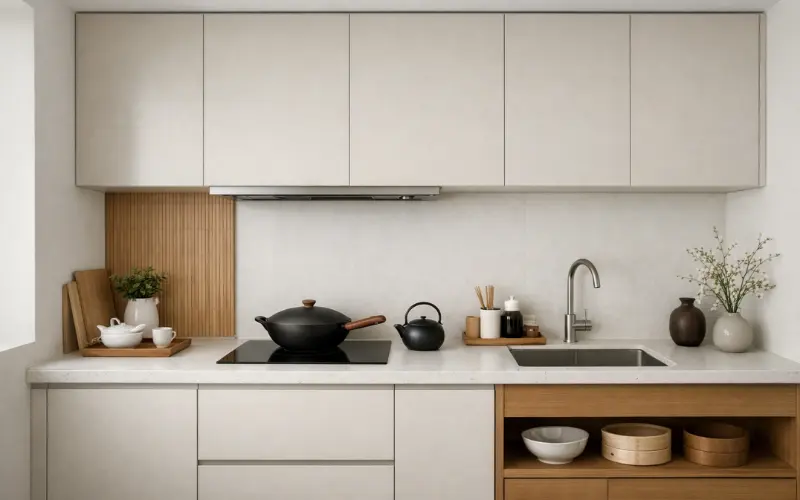 minimalist chinese kitchen
