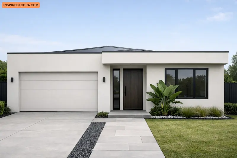 modern minimalist facade