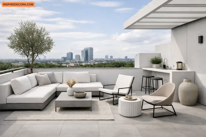 modern minimalist terrace design
