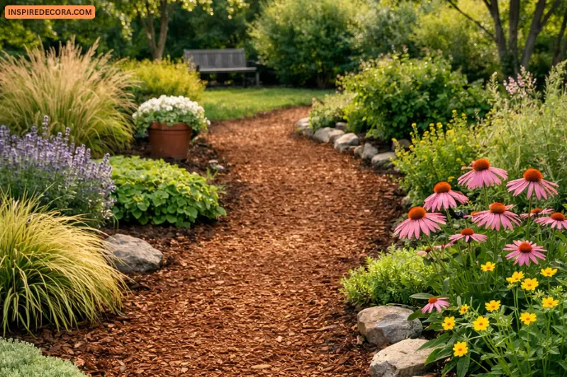 mulch pathway