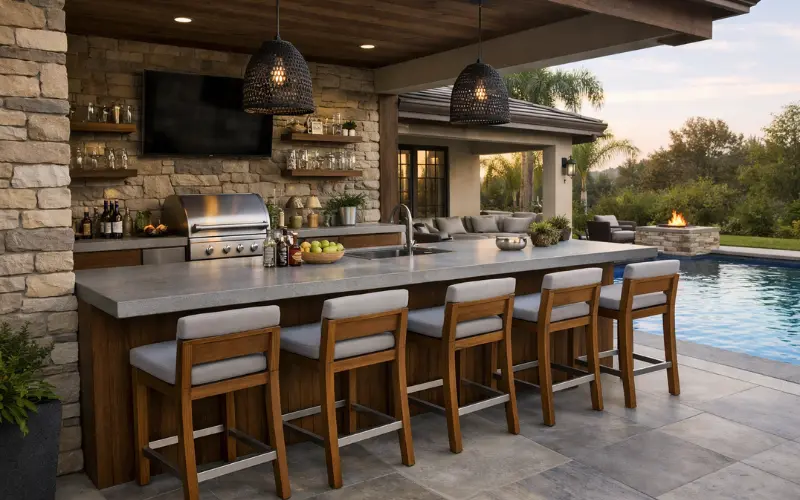 outdoor bar