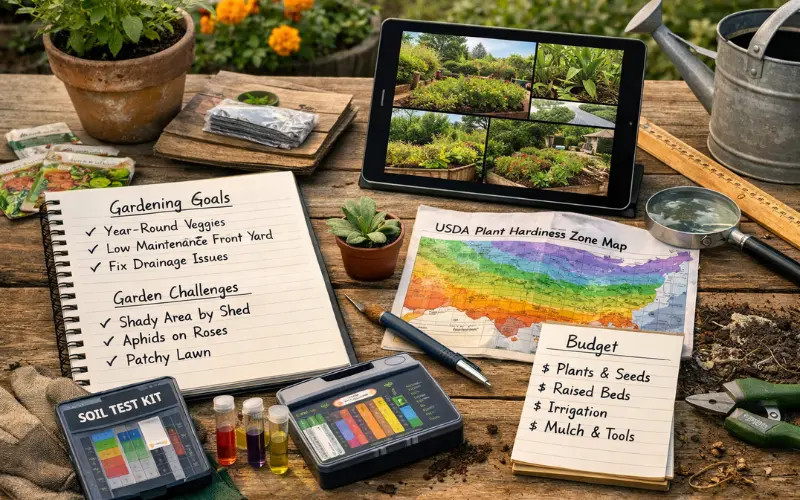 prepare for your gardening consultation
