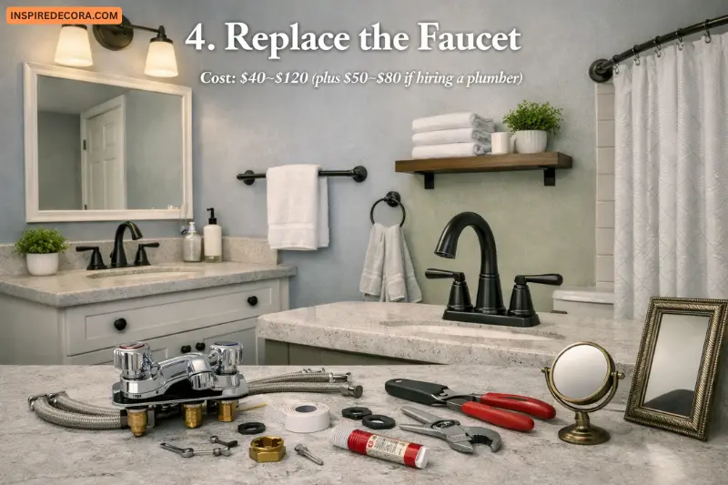 replace the faucet