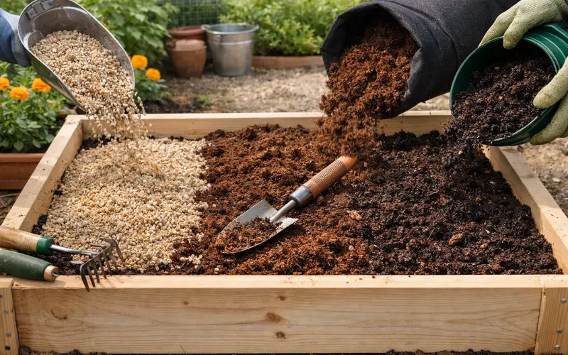 set up your raised bed properly