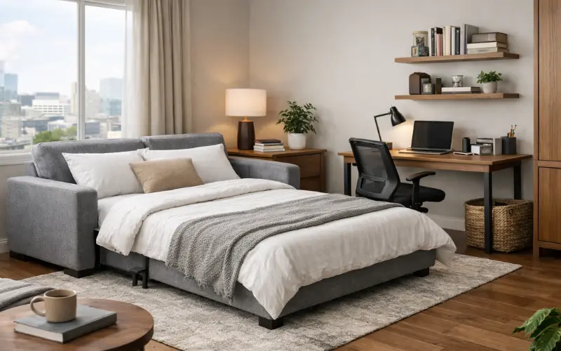 space-saving functionality