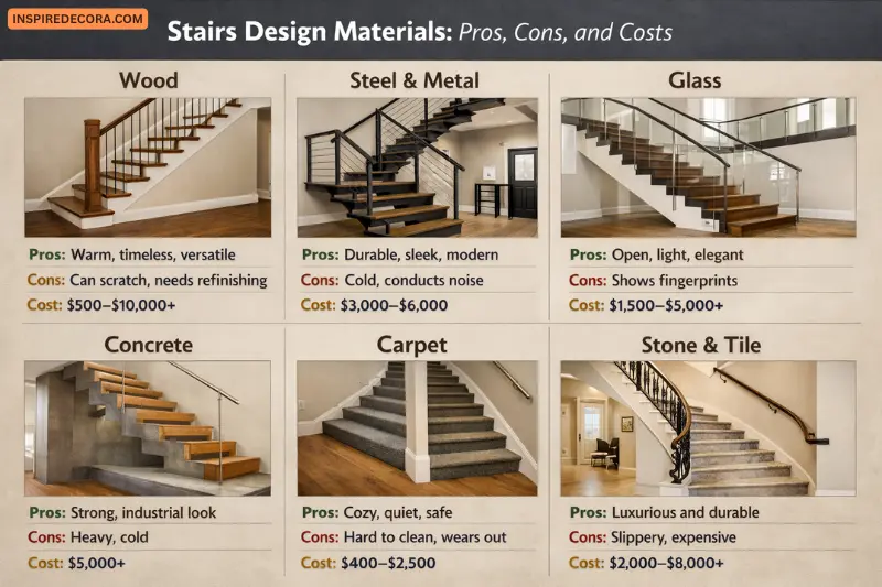 stairs design materials