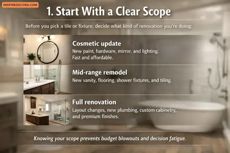 start with a clear scope