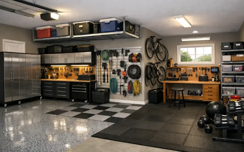 storage the heart of a functional garage
