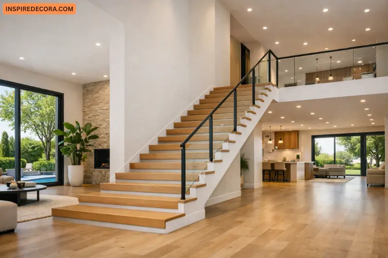 straight staircase