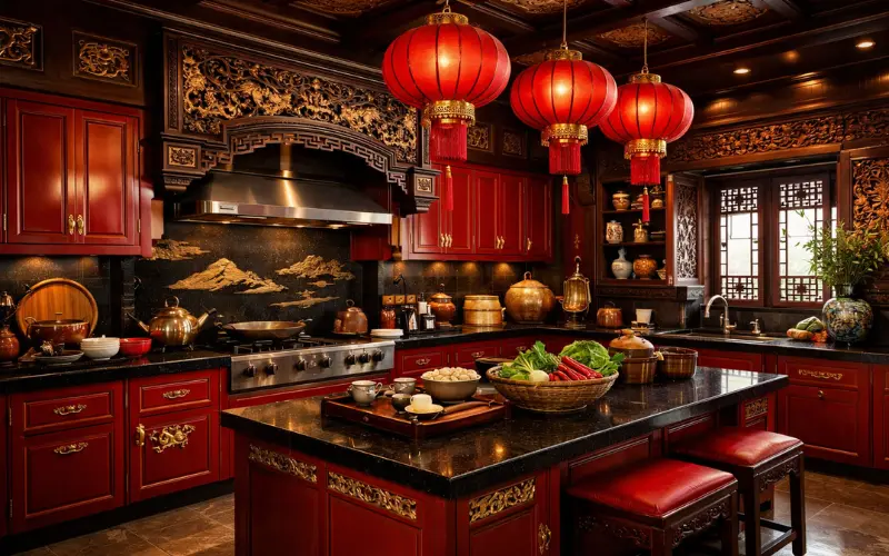 traditional chinese kitchen