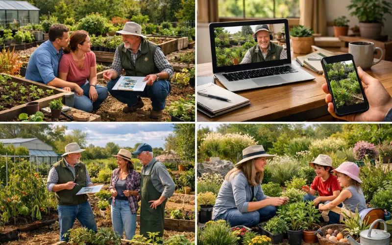 types of gardening consultations