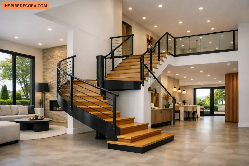 u-shaped staircase