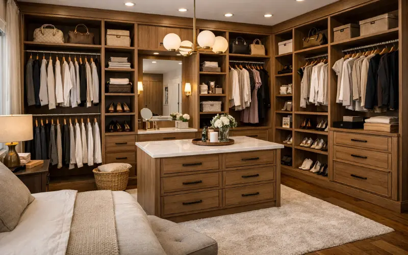 walk-in wardrobes