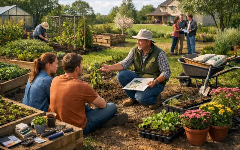 what happens during a gardening consultation